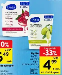 Intermarche Mydło LABELL w płynie zapas oferta