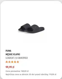 Martes Sport Męskie klapki Puma Leadcat 2.0 38413903 oferta