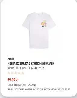 Martes Sport PUMA MĘSKA KOSZULKA Z KRÓTKIM RĘKAWEM GRAPHICS ICON TEE 68482902 oferta