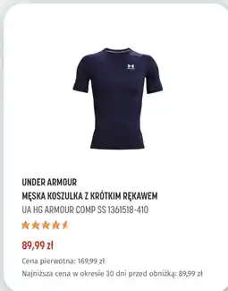 Martes Sport Męska koszulka z krótkim rękawem Under Armour UA HG Armour Comp SS 1361518-410 oferta