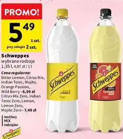 Intermarche Napój gazowany Schweppes wybrane rodzaje oferta