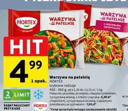 Intermarche Warzywa na patelnię ze szpinakiem Hortex oferta