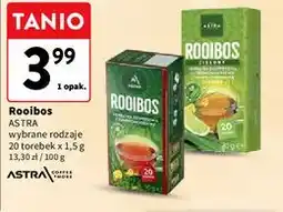 Intermarche Herbata Rooibos Astra wybrane rodzaje oferta