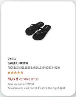 Martes Sport O'NEILL DAMSKIE JAPONKI PROFILE SMALL LOGO SANDALS N1400003-19010 oferta