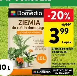 Intermarche Ziemia do roślin domowych z dodatkiem nawozu Domedia oferta