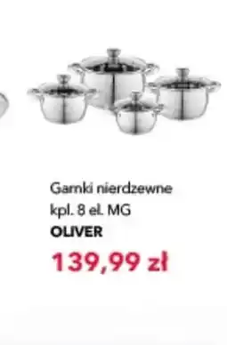 Nela Garnki nierdzewne kpl. 8 el. Mg Oliver oferta