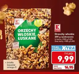 Kaufland Orzechy włoskie łuskane K-Classic oferta