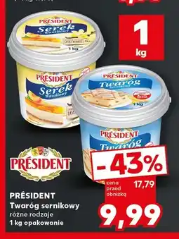 Kaufland Twaróg sernikowy Président oferta