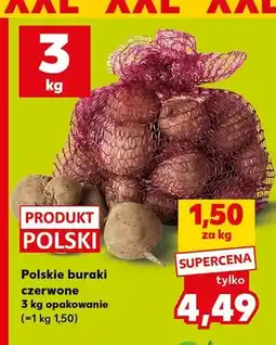 Kaufland Buraki czerwone polskie oferta
