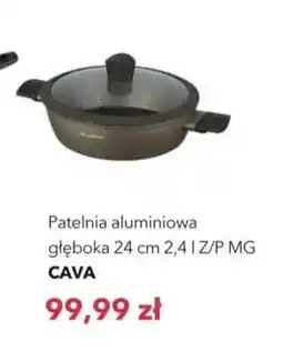 Nela Patelnia aluminiowa głęboka 24 cm 2,4 l Z/P Mg Cava oferta