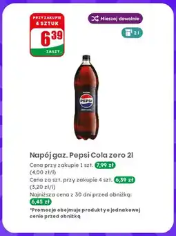 Dino Napój gazowany Pepsi Cola zero oferta