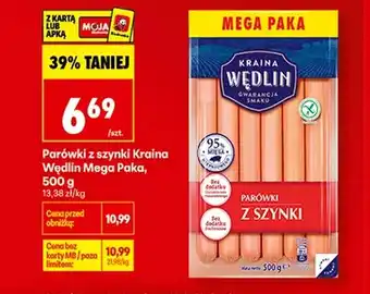Biedronka Parówki Kraina Wędlin oferta