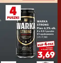 Kaufland Piwo Warka Strong 4-pak oferta