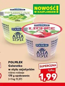 Kaufland Galaretka w stylu azjatyckim muscat Polmlek oferta