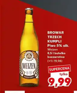Kaufland Piwo 5% Weizen Browar Trzech Kumpli oferta