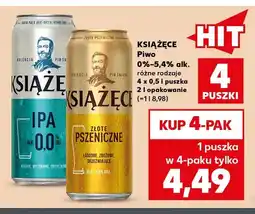 Kaufland Piwo Książęce Złote Pszeniczne 4-pak oferta