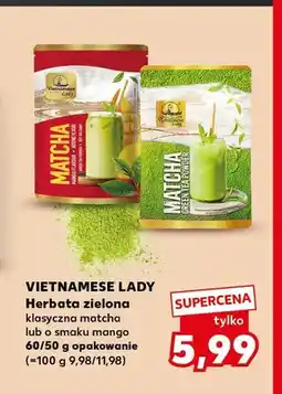 Kaufland Herbata zielona o smaku mango Vietnamese Lady oferta