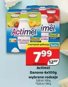 Delfin Actimel Danone 4-pak oferta