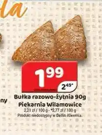 Delfin Bułka razowo-żytnia Piekarnia Wilamowice oferta
