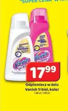 Delfin Odplamiacz w żelu Vanish biel oferta