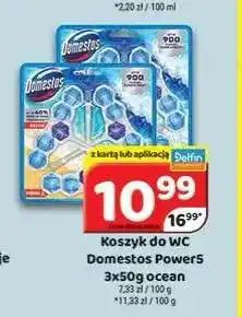 Delfin Koszyk do WC Domestos Power5 ocean 3-pak oferta