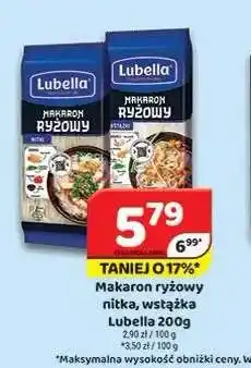 Delfin Makaron ryżowy nitka Lubella oferta