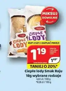 Delfin Ciepłe lody Smak Raju oferta
