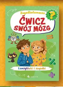 Biedronka Książka Ćwicz swój mózg Zagadkołamacze Łamigłówki i zagadki Delta oferta