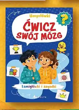 Biedronka Książka Ćwicz swój mózg Umysłówki Łamigłówki i zagadki Delta oferta