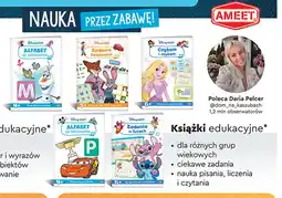 Biedronka Książka edukacyjna Disney Uczy Alfabet do kolorowania M oferta