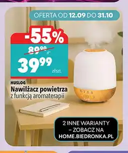 Biedronka Nawilżacz powietrza z funkcją aromaterapii Huslog oferta