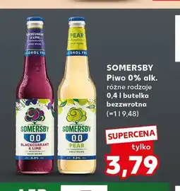Kaufland Piwo bezalkoholowe Somersby Blackcurrant & Lime oferta