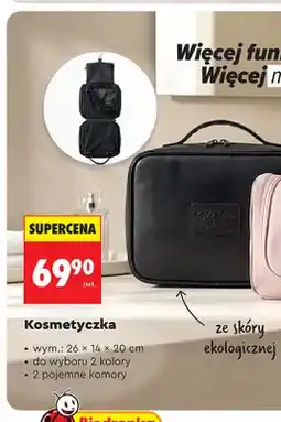 Biedronka Kosmetyczka ze skóry ekologicznej Puccini oferta