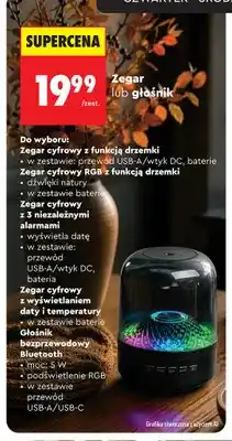 Biedronka Zegar cyfrowy z funkcją drzemki oferta