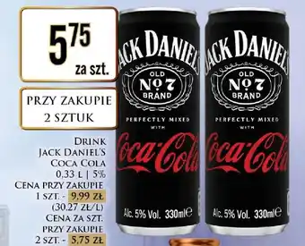 Dino Drink Jack Daniel's Coca-Cola oferta
