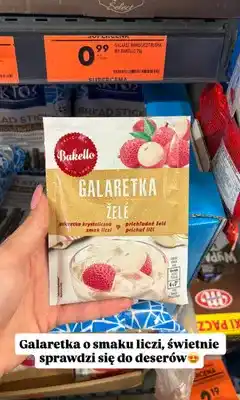 Biedronka Galaretka krystaliczna Bakello o smaku liczi oferta