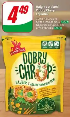 Dino Bajgle z ziołami Dobry Chrup Lajkonik oferta