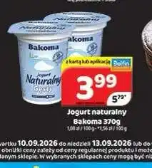Delfin Jogurt naturalny Bakoma oferta
