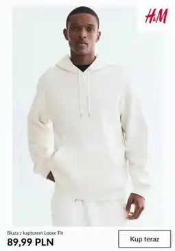 H&M Bluza z kapturem Loose Fit H & M oferta