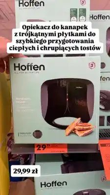 Biedronka Opiekacz do kanapek Hoffen 750W oferta