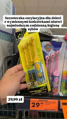 Biedronka Szczoteczka oscylacyjna dla dzieci Minions oferta