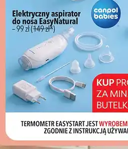 Biedronka Elektryczny aspirator do nosa EasyNatural Canpol oferta