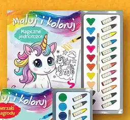 Biedronka Kolorowanka Maluj i koloruj Magiczne jednorożce oferta