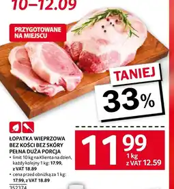 Selgros Łopatka wieprzowa oferta