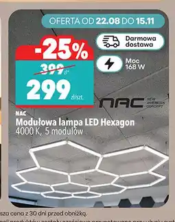 Biedronka Modułowa lampa LED Hexagon 4000 K 5 modułów Nac oferta