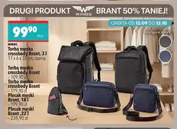 Biedronka Torba męska crossbody Brant Wings oferta