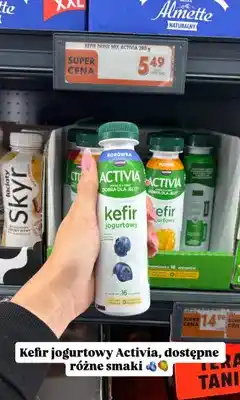 Biedronka Kefir jogurtowy Activia Borówka oferta