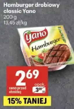 Delikatesy Centrum Hamburger drobiowy classic Yano oferta