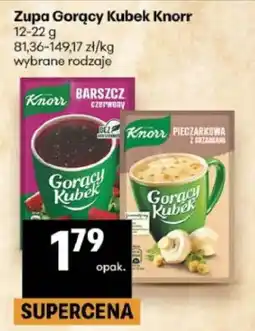 Delikatesy Centrum Zupa Gorący Kubek Knorr oferta