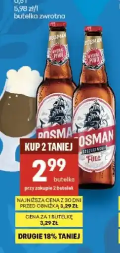 Delikatesy Centrum Piwo Bosman oferta